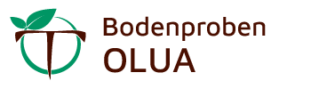 Bodenproben Olua - Logo mit Schriftzug